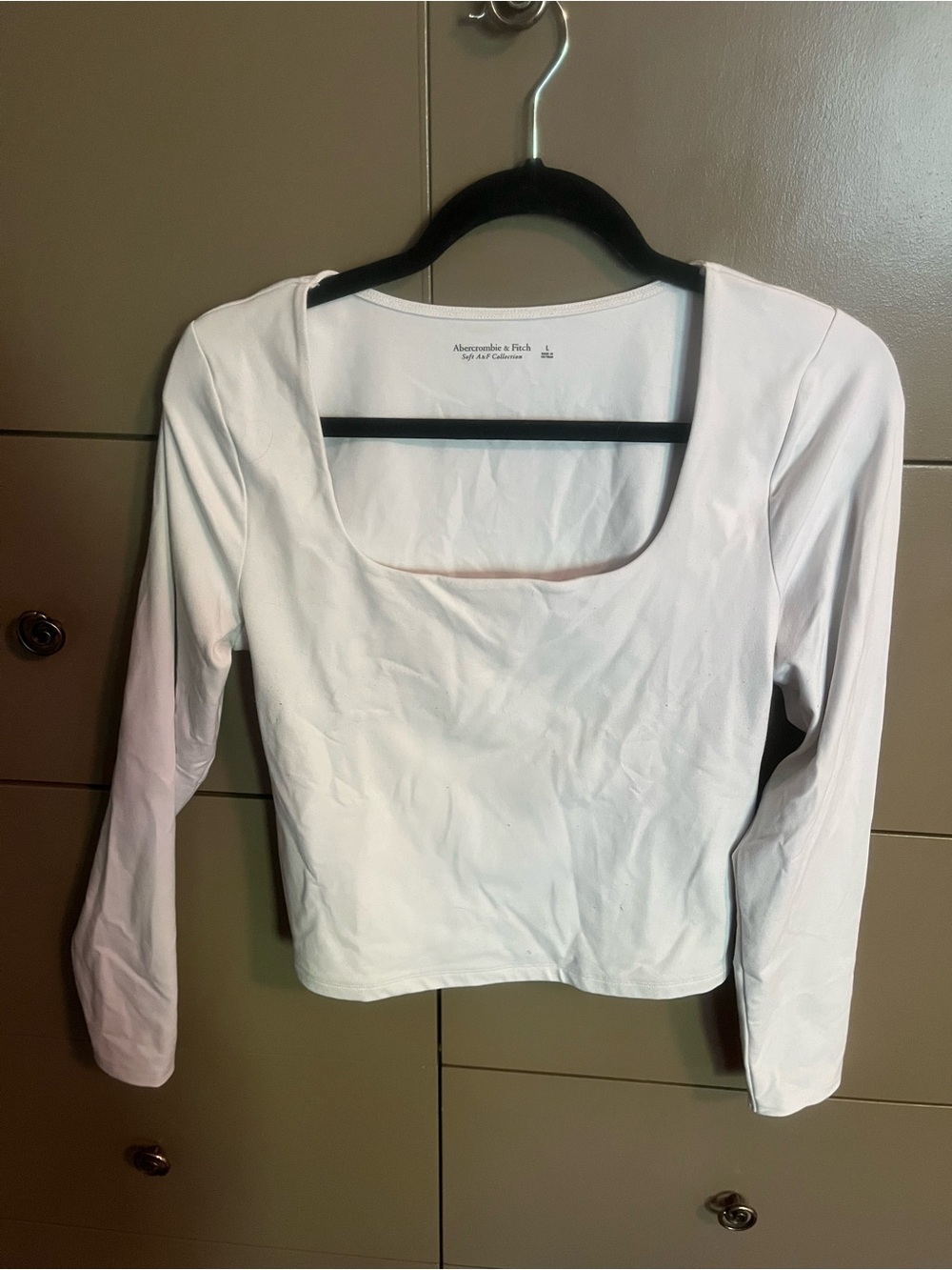 Abercrombie squareneck long sleeve